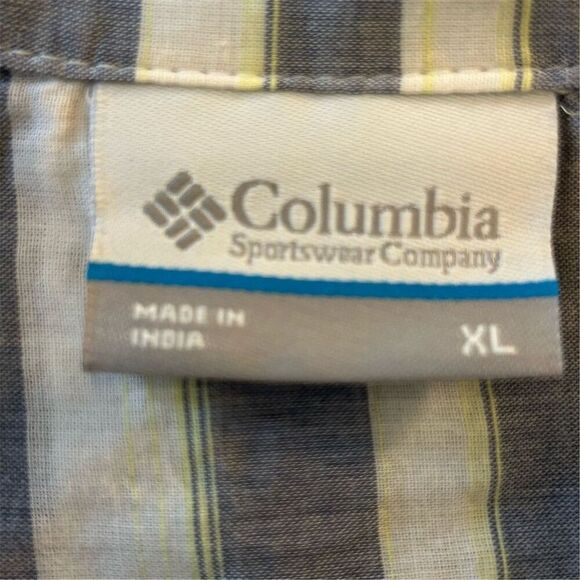 Columbia Women's XL Blue Striped Long Sleeve Button-Up Shirt Casual - Picture 5 of 11